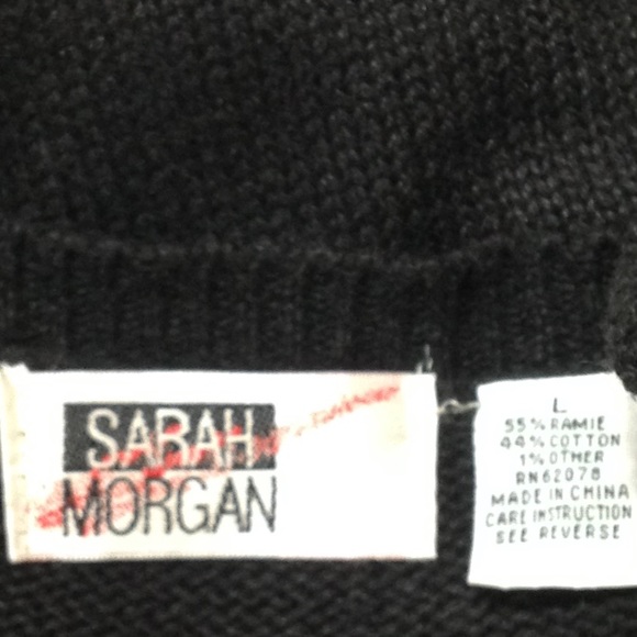 Vintage Sarah Morgan Sweater with Beaded Details - Picture 7 of 8